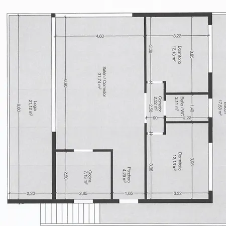 Apartamento Penthouse Barandas